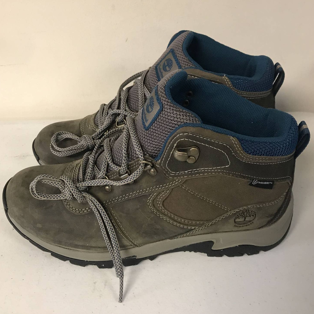 Timberland Women's Size 9.5 Mt. Maddsen Mid Waterproof Hiking Boots, Grey - Picture 4 of 10